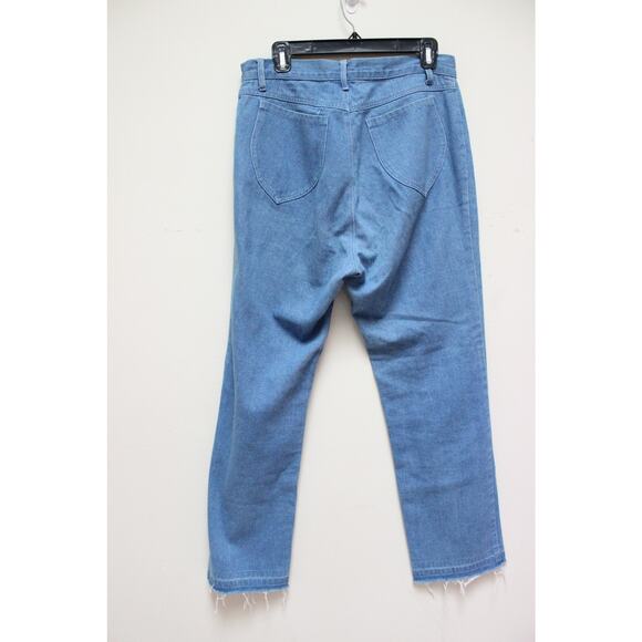 Lykke Wullf Ranch Blue Front Pocket Straight Soft Jean Pants Size Large - Picture 3 of 7